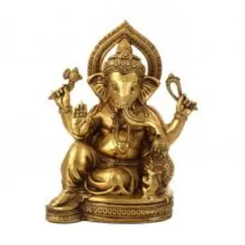 Brass Ganesha Statue 